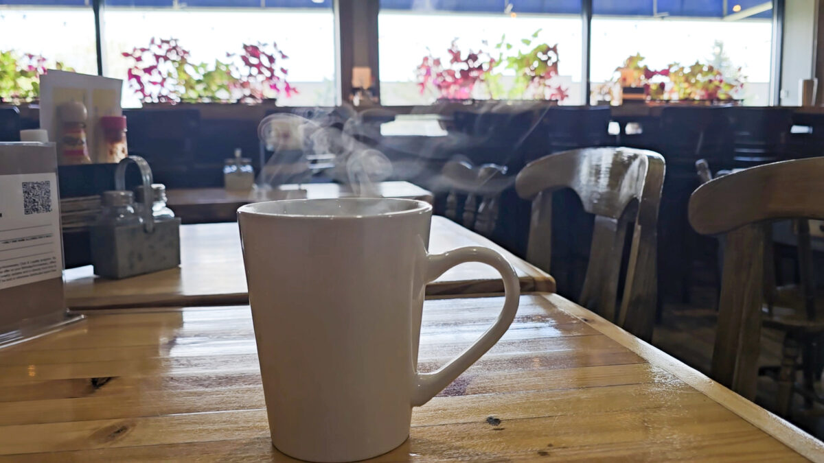 Coffee at Miss Daisy's Restaurant